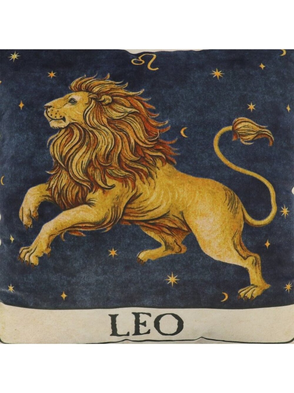 NWT Celestial Leo Lion Astrology Zodiac Pillow Halloween Decor Michaels Ashland